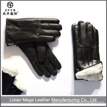 ZF5559 wholesale winter man garment dressing leather gloves